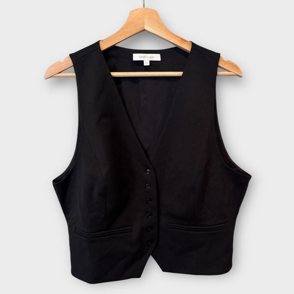 NEW FAVORITE DAUGHTER The Favorite Vest In Black Size XL - Picture 6 of 12